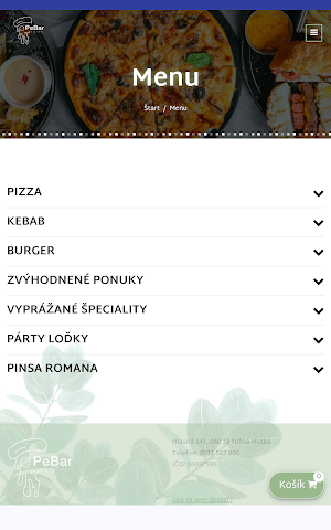 PeBar-bistro Screenshot 2