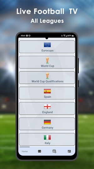 Live Football TV HD Streaming Screenshot 0