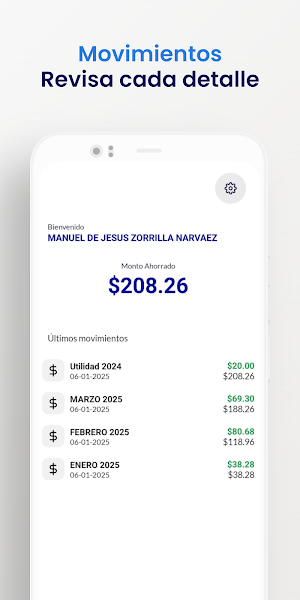 Caja de Ahorro Ministerial Screenshot 2