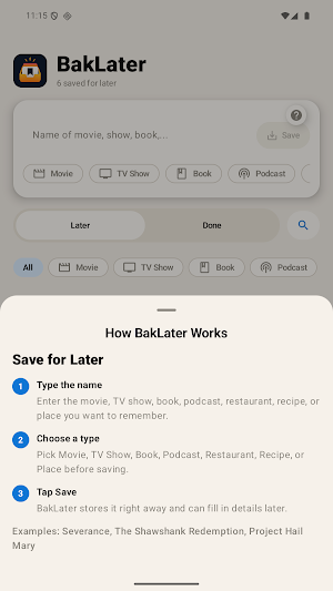 BakLater Screenshot 3