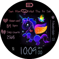 BFF38 - Neon Art Unicorn Light