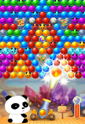 Panda 3D Bubble Shooter Game Screenshot 3