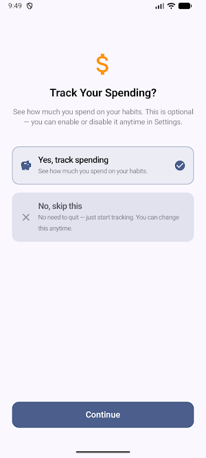 Countrol: Bad Habits Tracker Screenshot 2