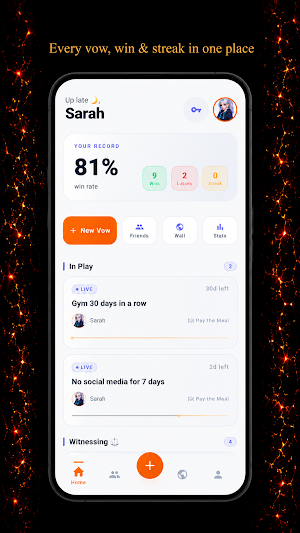 Vowd: Habit Challenge Tracker Screenshot 0