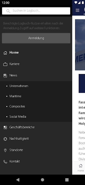 Logbuch Screenshot 1