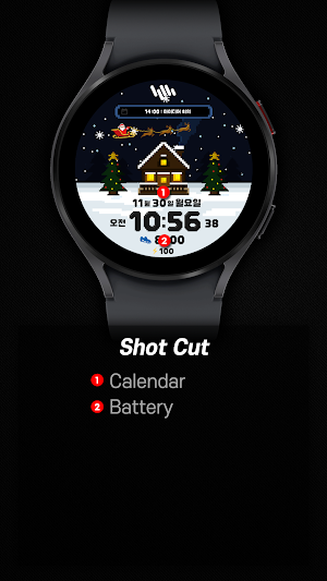 샘워치 Pixel A Christmas Screenshot 2