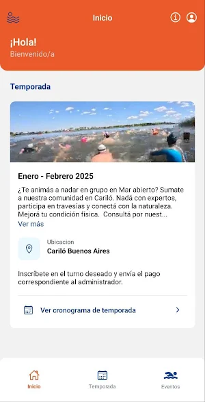 Cariló Swimmer Screenshot 0