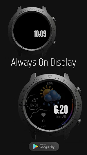Digital Watchface Weather 3D Screenshot 2