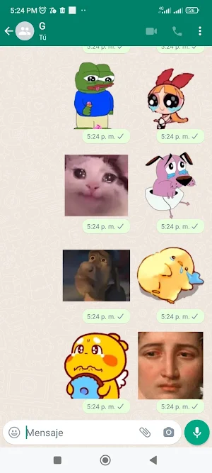 Stickers memes sad Screenshot 2