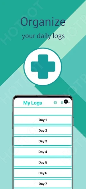 Symptom Diary Screenshot 1