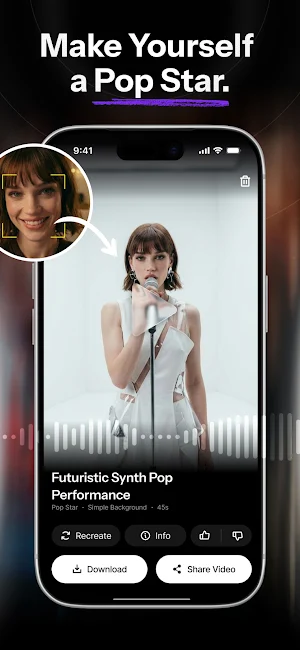 AI Music Video Generator: Yuna Screenshot 1