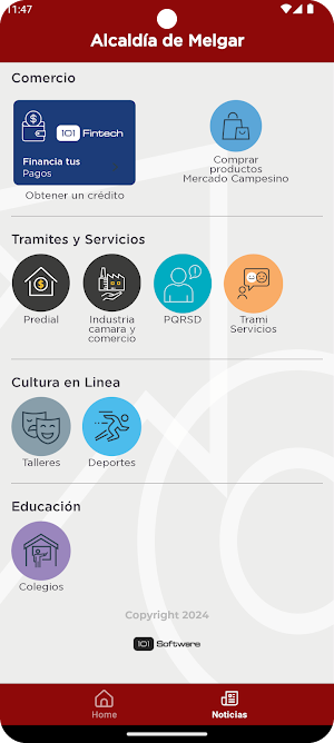 Trami App Melgar Screenshot 0