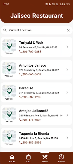 Jalisco Restaurant Group Screenshot 1