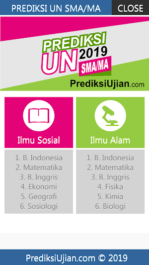Prediksi UNBK SMA MA 2019 Terbaru Screenshot 0