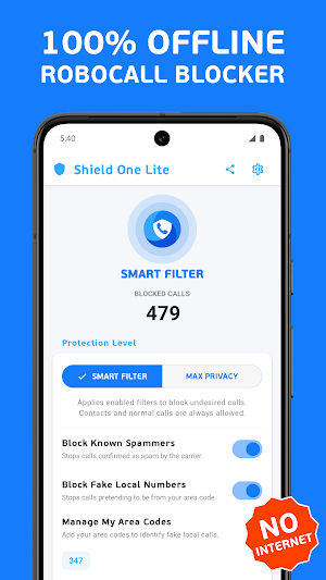 Shield One Lite: Call Blocker Screenshot 0