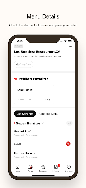 Los Sanchez Restaurant Screenshot 1