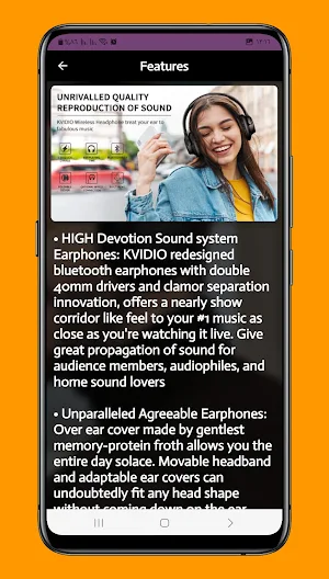 kvidio headphones guide Screenshot 1