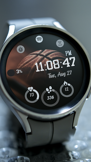 Ball Hoops Watchface Screenshot 2