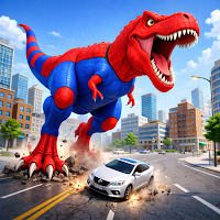 Angry Dinosaur City Rampage 3D