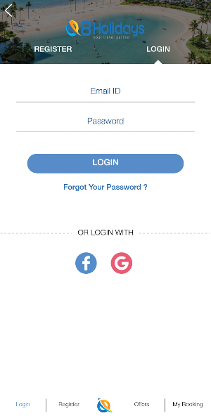 Q8Holidays Screenshot 1