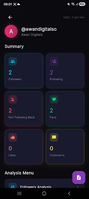 IGE Analyzer: Follower Tracker Screenshot 2