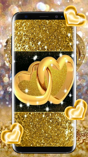 Gold Live Wallpapers 3D Screenshot 0