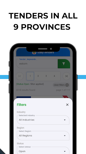 EasyTenders Screenshot 2