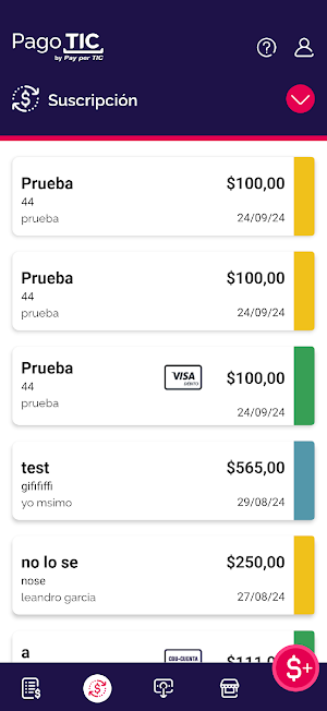 PagoTIC entidades Screenshot 1