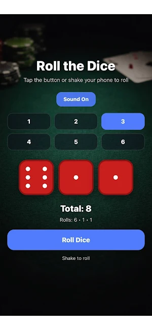 Dice Roll Casino Screenshot 2