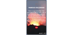 Famous Valcanoes App Screenshot 2