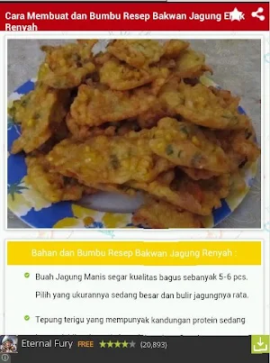 Aneka Resep Bakwan Jagung Screenshot 2