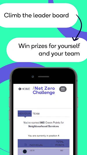 Net Zero Challenge Screenshot 2
