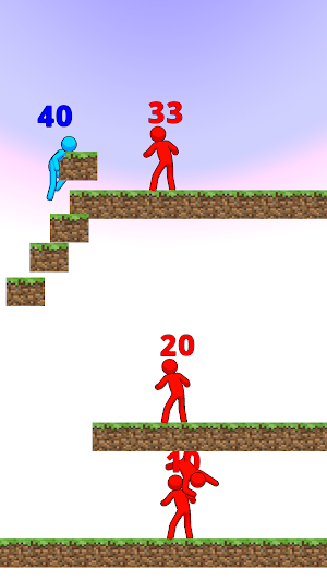 Stair Up Stickman Screenshot 1
