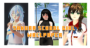Sakura School Girl Wallpapers Screenshot 0