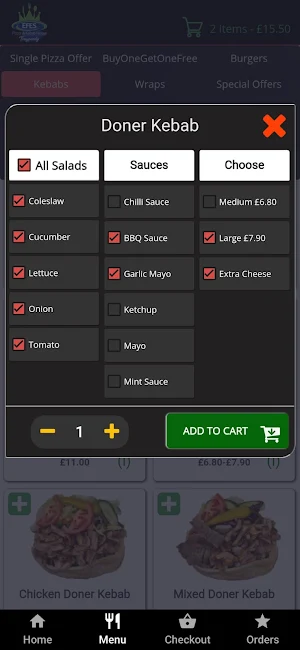 Efes Pizza Kebab Tonypandy Screenshot 0