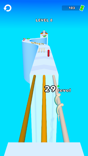 Colorful Snake: Match Color Screenshot 1