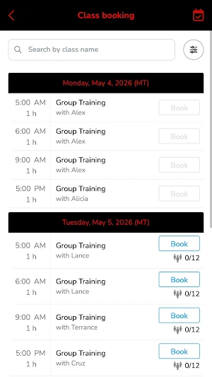 T I Fitness Screenshot 1