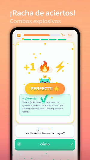 Confusing Spanish Quiz Screenshot 1