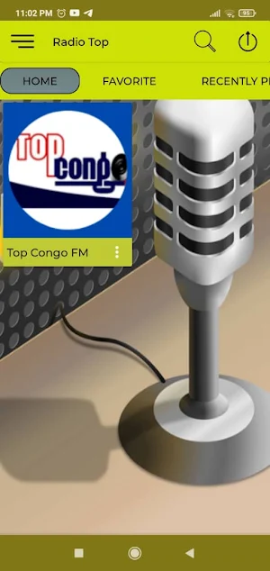 Top Congo Fm  Radio del Congo Screenshot 1