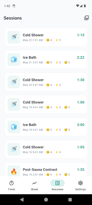 IcePlunge: Cold Shower Timer Screenshot 2