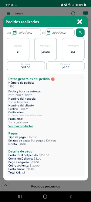 Mi Reparto Screenshot 2