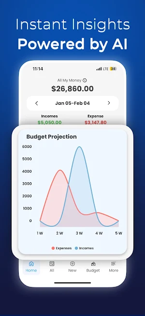 Lydia Personal AI Budget Coach Screenshot 1