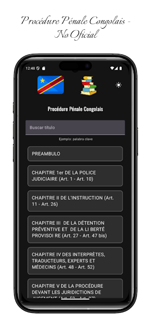Procédure Pénale Congolais Screenshot 2