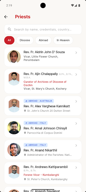 Diocese of Cochin Screenshot 1