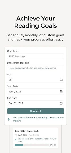 Librovi: Book Tracker&Journal Screenshot 3
