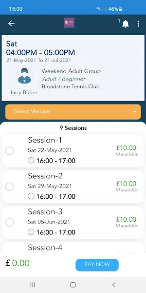 Broadstone Tennis Club Screenshot 3
