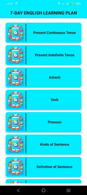 Learn English in 7 days Plan Screenshot 2