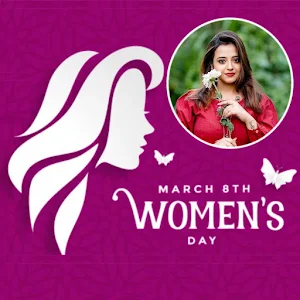 Women's Day Photo Frame Screenshot 0