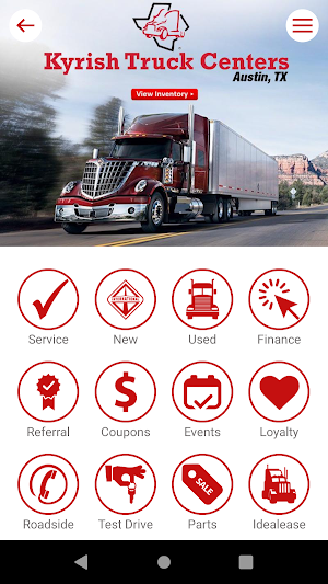 Kyrish Truck Centers Screenshot 1