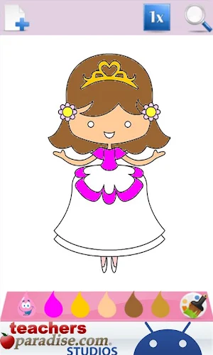 Prince & Princess Coloring Book Screenshot 2